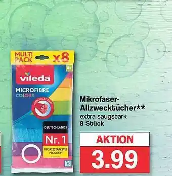 Famila Nord West Vileda mikrofaser-allzwecktücher Angebot