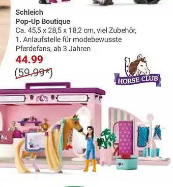 Globus Schleich pop-up boutique horse club Angebot