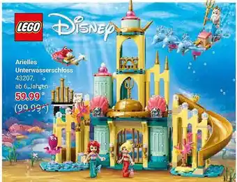 Globus Lego disney arielles unterwasserschloss 43207 Angebot