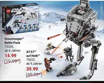 Globus Snowtrooper battle pack 75320 oder at-st auf hoth 75322 lego star wars Angebot