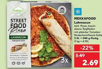 Kaufland Mekkafood lahmacun Angebot