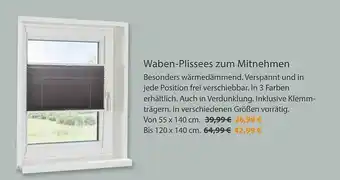 Knutzen Wohnen Weben-plissees zum mitnehmen Angebot