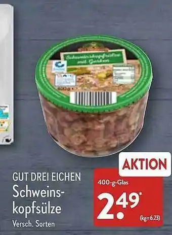 Aldi Nord Gut drei eichen schweinskopfsülze Angebot