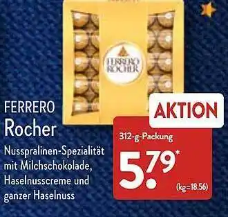 Aldi Nord Ferrero rocher Angebot