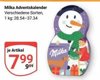 Globus Milka adventskalender Angebot