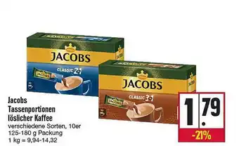 Kupsch Jacobs tassenportionen löslicher kaffee Angebot