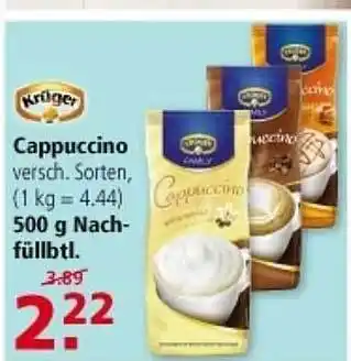 Multi Markt Krüger cappuccino Angebot