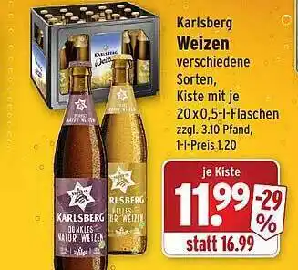 Wasgau Karlsberg weizen Angebot