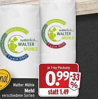 Wasgau Walter mühle mehl Angebot