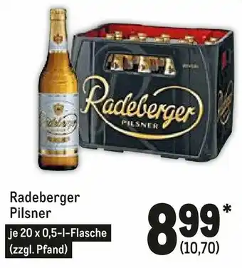 METRO Radeberger Pilsener 20x0,5L Angebot