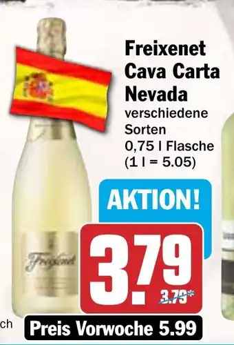 Hit Freixenet Cava Carta Nevada 750 ml Angebot