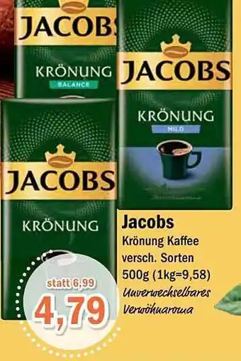 Aktiv Irma Jacobs krönung kaffee Angebot