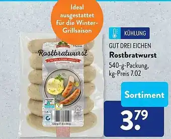 Aldi Süd Gut drei eichen rostbratwurst Angebot