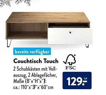 Aldi Süd Couchtisch touch Angebot