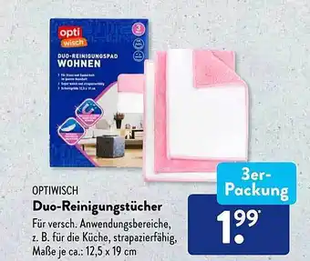 Aldi Süd Otpiwisch duo-reinigungstücher Angebot