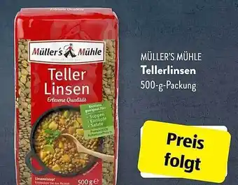 Aldi Süd Müller's mühle tellerlinsen Angebot