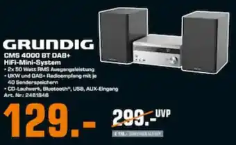 Saturn Grundig CMS 4000 BT DAB+ HiFi Mini System Angebot