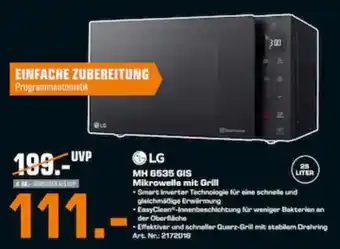 Saturn LG MH 6535 GIS Mikrowelle mit Grill Angebot