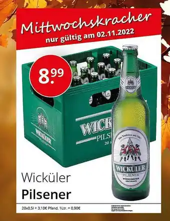 Sagasser Wicküler pilsener Angebot