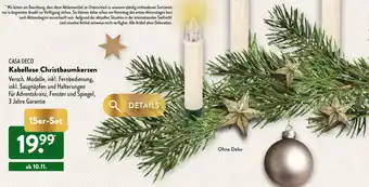 Aldi Süd Casa Deco Kabellose Christbaumkerzen Angebot