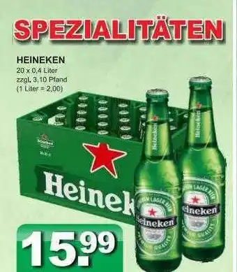 Getränkeparadies Gefromm Heineken Angebot