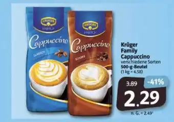 Markant Markt Krüger family cappuccino Angebot