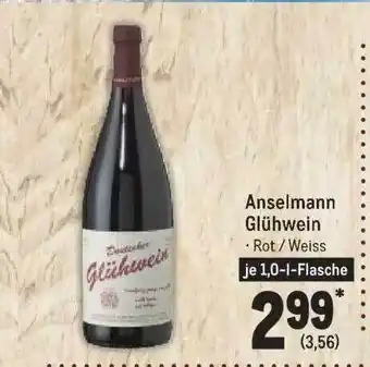 METRO Anselmann glühwein Angebot