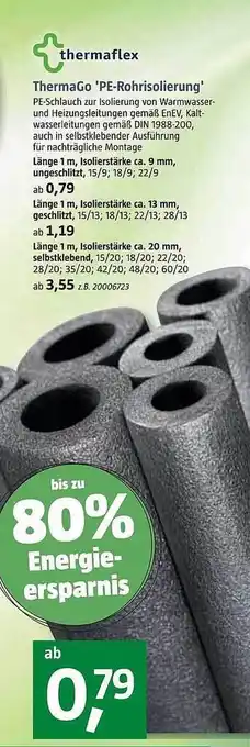 Bauhaus Thermaflex thermago 'pe-rohrisolierung' Angebot