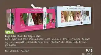 CITTI Markt English tea shop-bio teegeschenk Angebot