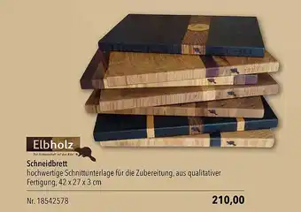 CITTI Markt Elbholz schneidbrett Angebot