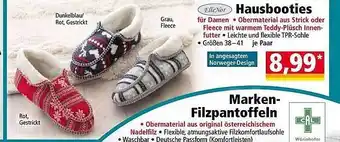 Norma Ellenor hausbooties oder marken-filzpantoffeln Angebot