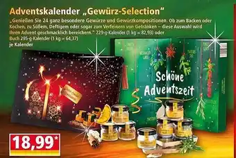 Norma Adventskalender „gewürz-selection“ Angebot