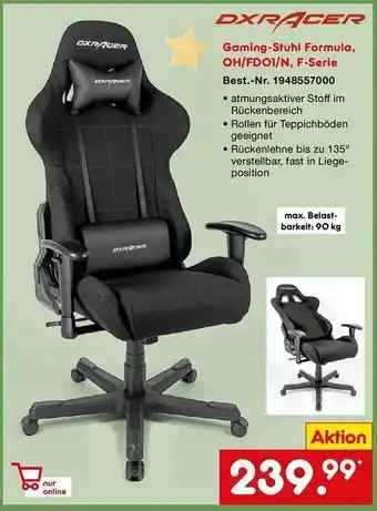 Netto Marken-Discount Dxracer gaming-stuhl formula oh-fd01-n f-serie Angebot