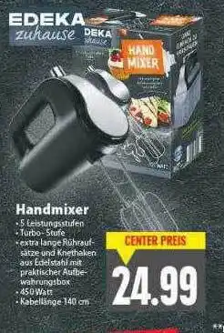 E-Center Edeka zuhause handmixer Angebot