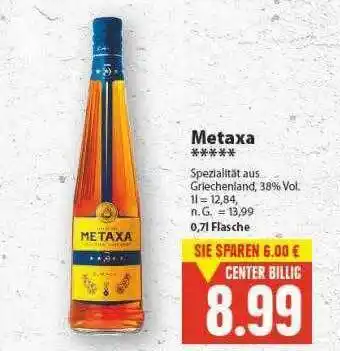 E-Center Metaxa Angebot