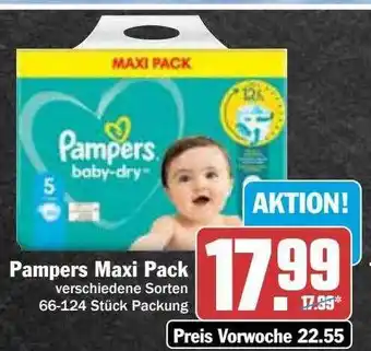 Hit Pampers maxi pack Angebot