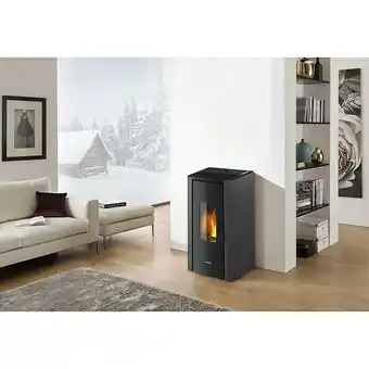 Bauhaus Freepoint pelletofen indigo (2 kw - 7 kw, raumheizvermögen: 57,6 - 156 m³, anthrazit) Angebot