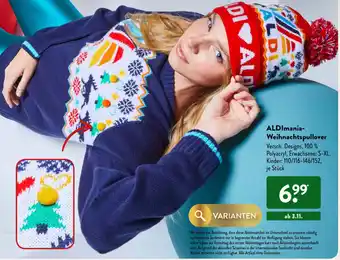 Aldi Süd ALDImania Weihnachtspullover Angebot