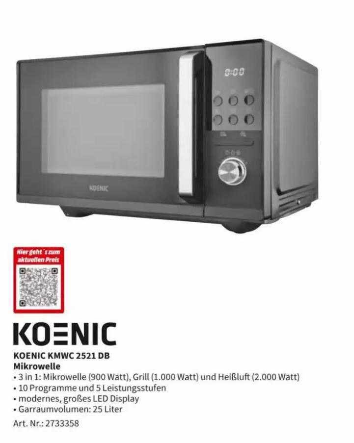 Koenic Kmwc 2521 Db Mikrowelle 25l