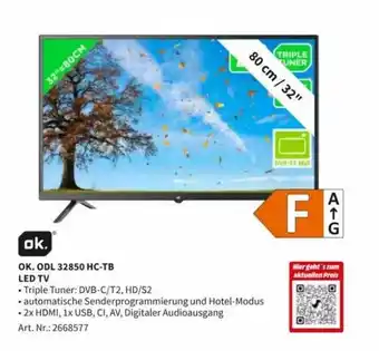 MediaMarkt Ok. odl 32850 hc-tb led tv Angebot