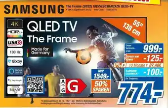 Expert Klein Samsung the frame (2022) gq55ls03bauxzg qled-tv Angebot