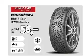 Point S Kumho tyre wintercraft wp52 Angebot