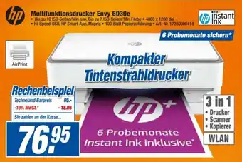 expert Techno Land hp Multifunktionsdrucker Envy 6030e Angebot