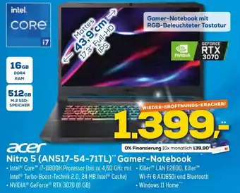 Euronics XXL Acer Nitro 5 (AN517-54-71TL) Angebot