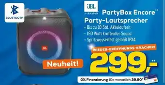 Euronics XXL JBL PartyBox Encore Party Lautsprecher Angebot