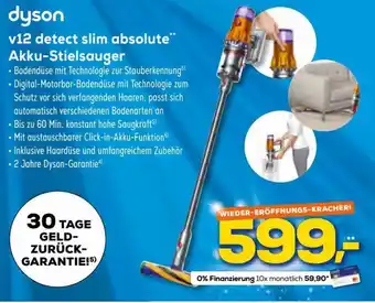 Euronics XXL Dyson V12 Detect Slim Absolute Akku Stielsauger Angebot