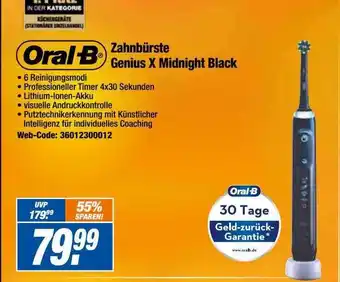 Expert Oral-b zahnbürste genius x midnight black Angebot