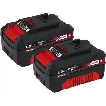 OBI Einhell power x-change akku pxc-twinpack 2x 18 v 4 ah Angebot