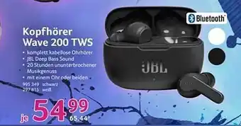 Selgros Kopfhörer wave 200 tws jbl Angebot