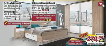 Poco Schlafzimmer, bettanlage, schwebetürenschrank Angebot